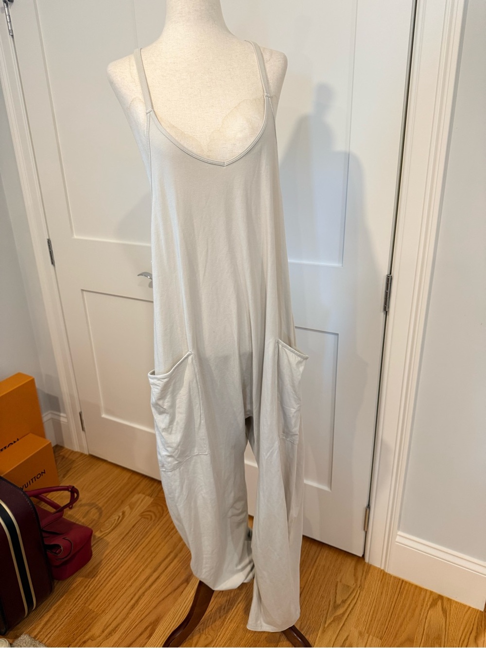 Free People Hot Shot Onsie Drop-Crotch Cotton Jumpsuit - Picture 15 of 16